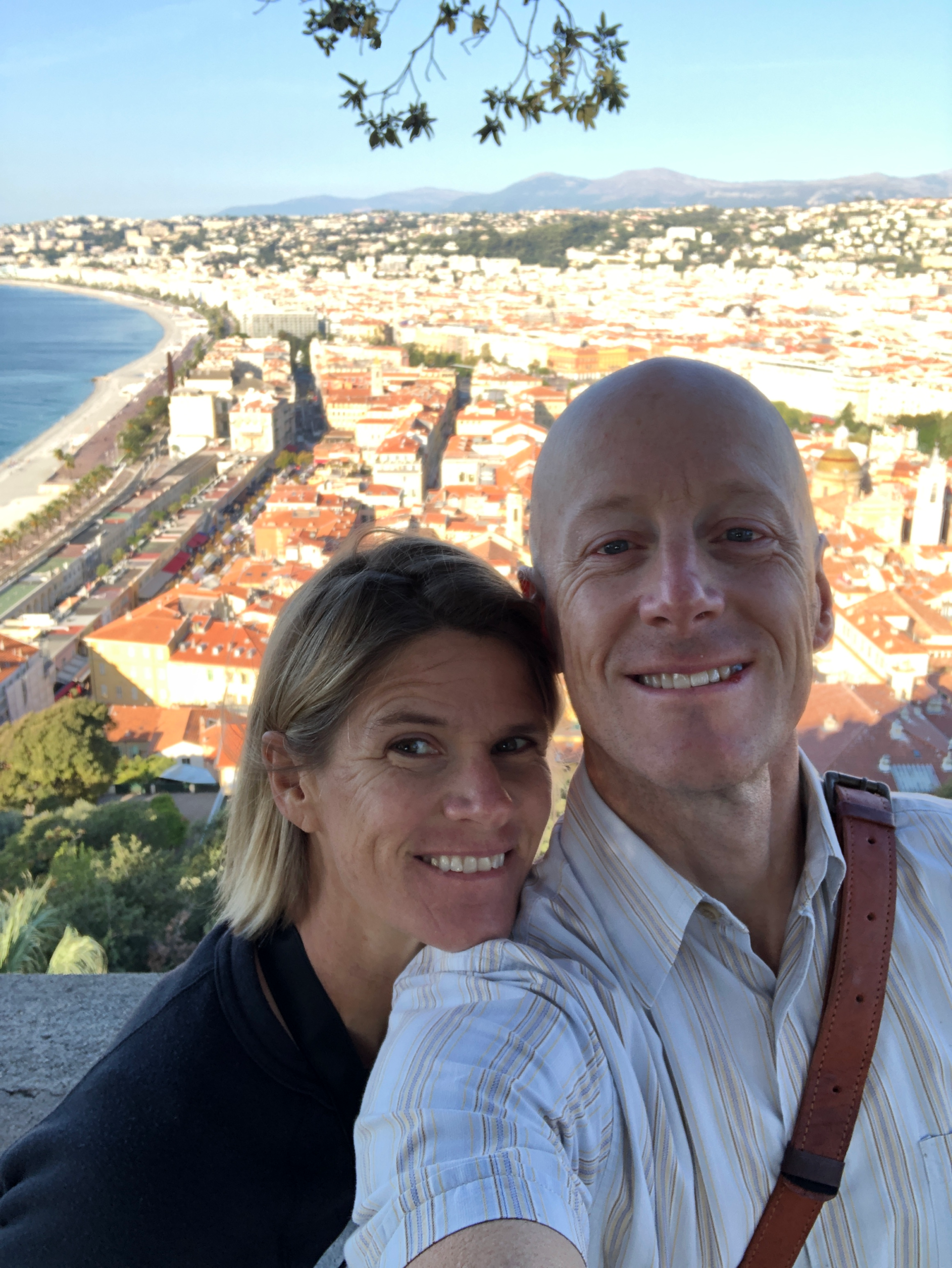 The Vies from above Nice is specatular and easy to hike to form Old-Town